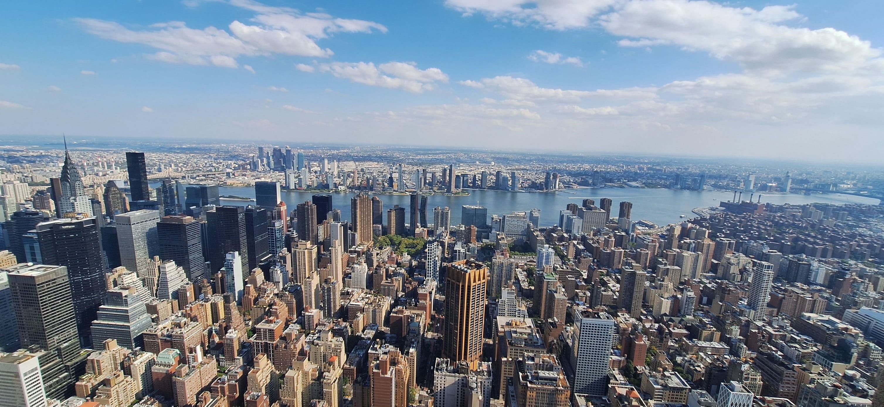 Panorama w wieżowca Empire State Building